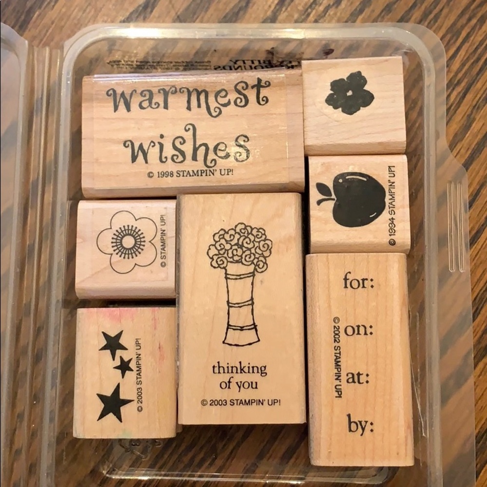 Assorted mix rubber stamps